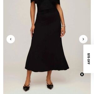 Fifteen Twenty Elegant Black Strapless Dress